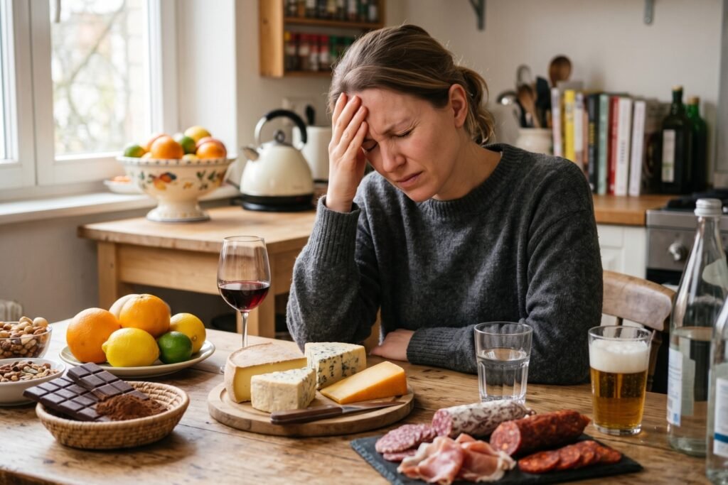 Quel aliment provoque des migraines